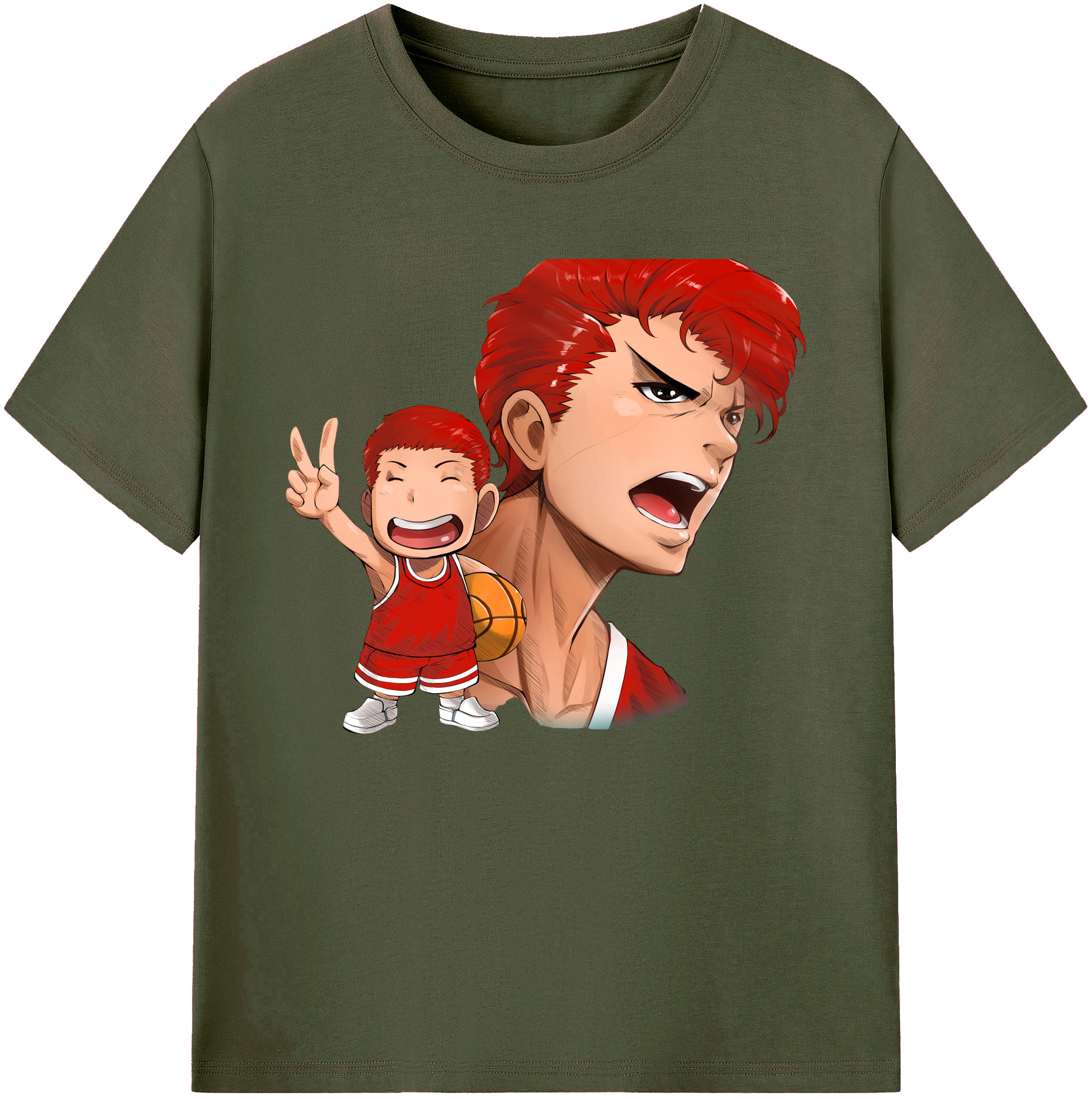 （画像用） SLAM DUNK／スラムダンク 綿100％ メンズ半袖Tシャツ｜肌触りやわらか＆通気性